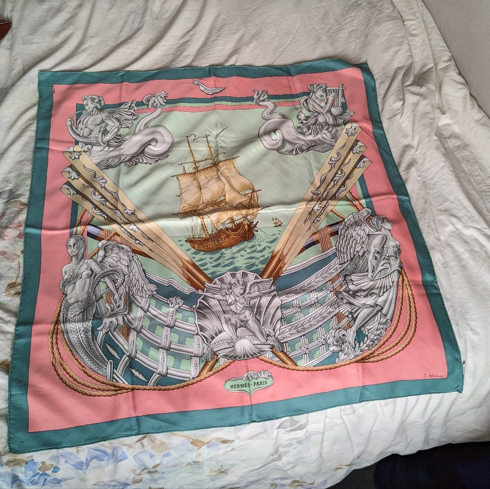 Hermes Zephyr Silk Scarf